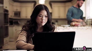 Teen porn video featuring Lulu Chu and her roommate Seth Gamble